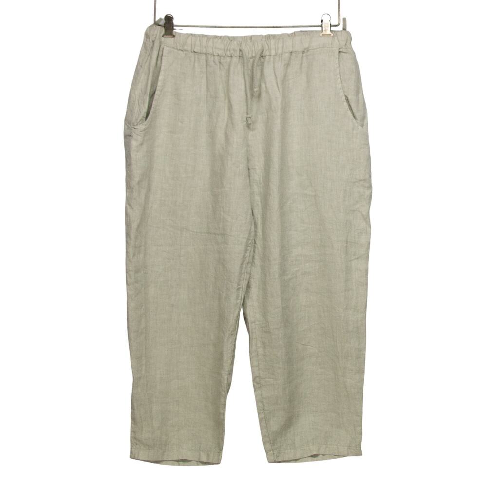 Women's Medium Linen Pants GRAND GREECE Resort Ware Capri Pants